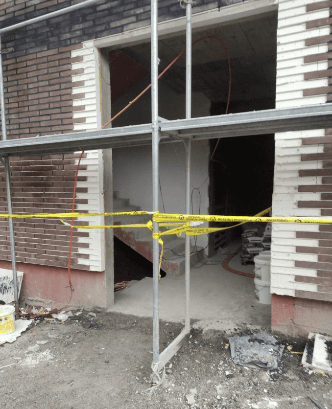 Lack of security measures, Central Labour Inspectorate bans works at construction facility in Gjilan