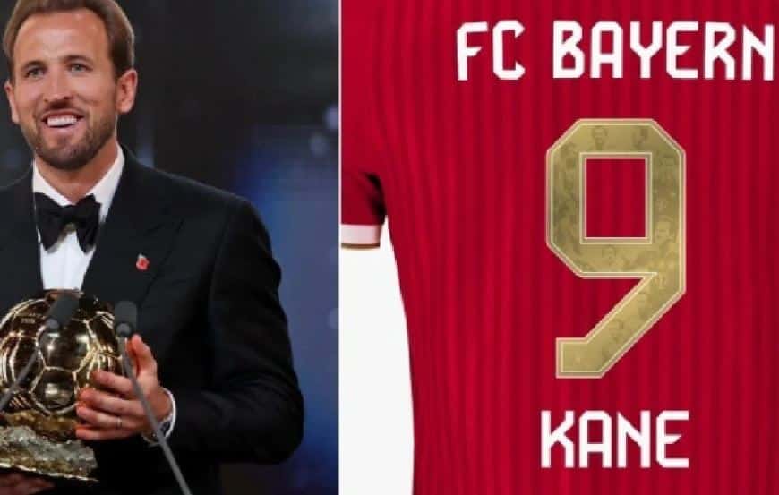 Bayern Munich presents special fantel to Harry Kane after the triumph at Golden Ball 2026