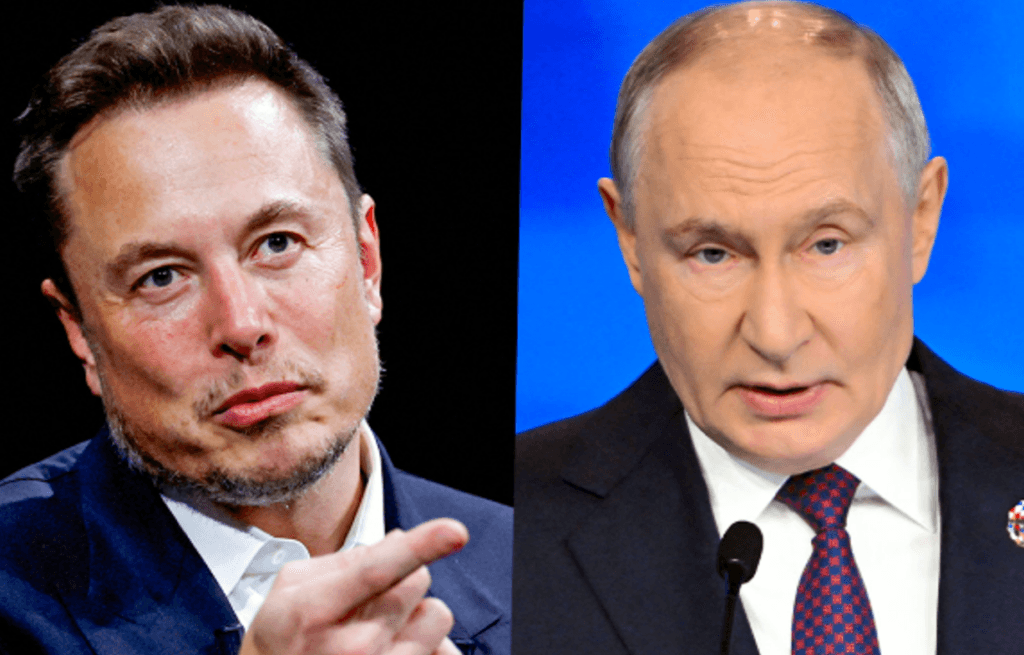 Putin calls Elon Musk a true agent and reveals contact with him