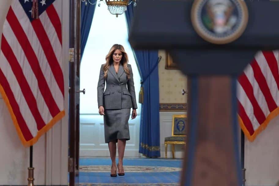 Melanie Trump provides ceasefire between Russia and Ukraine in the occupied town of Olesky