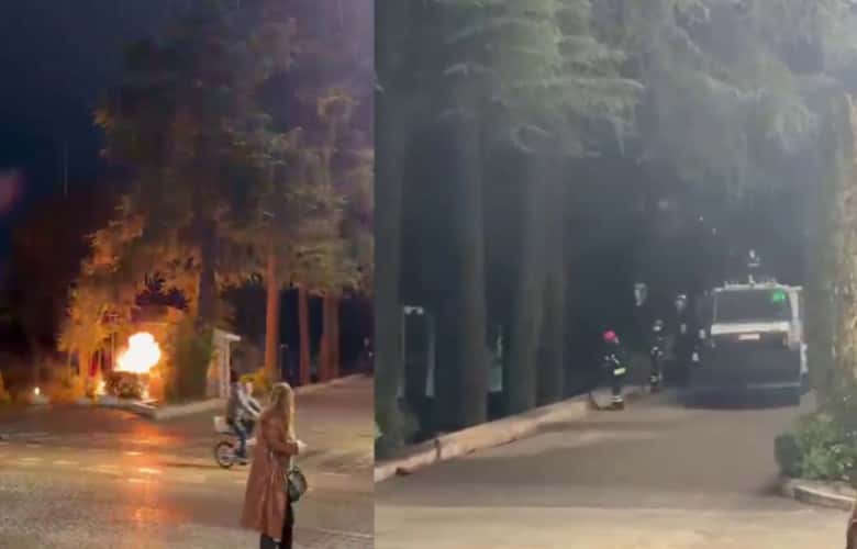 Tensions in Tirana protest with stones, Molotova prime minister