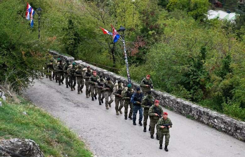KSF for first time in military training in Croatia