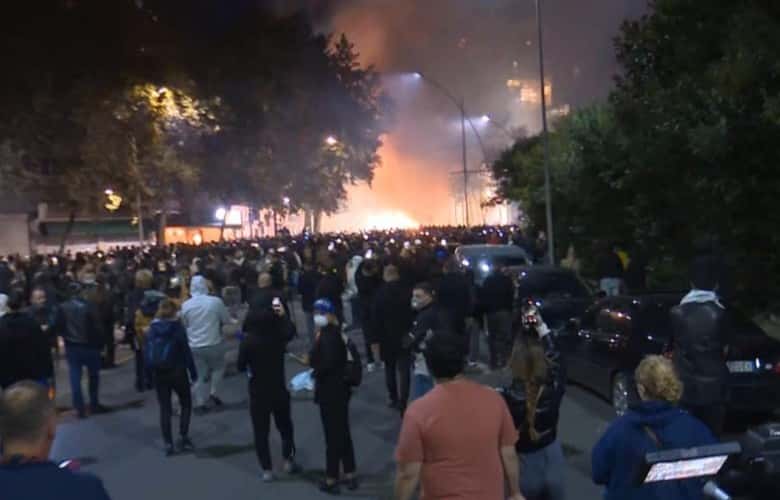 Over 6 hours of unrest, here’s what happened on the streets of Tirana