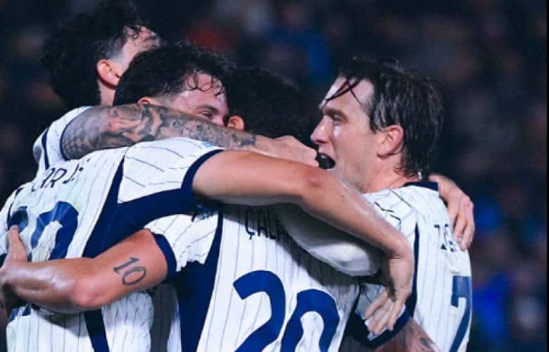 Inter wins back at the end and returns to the top of Serie A.