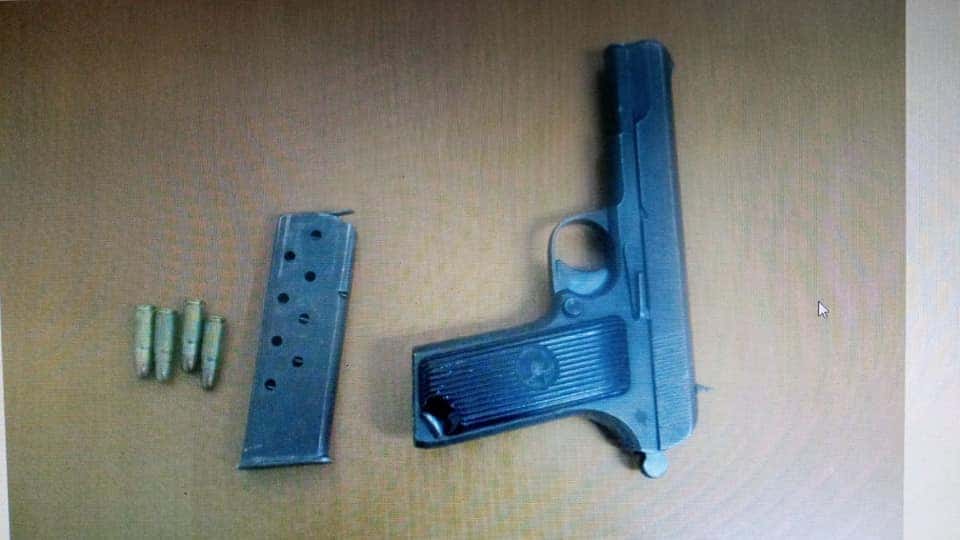 He’s trying to renew his house. He found his late grandfather’s gun. Police raided his home in Novoberda.