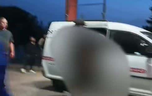 A protester appears in Trauma with serious facial injuries