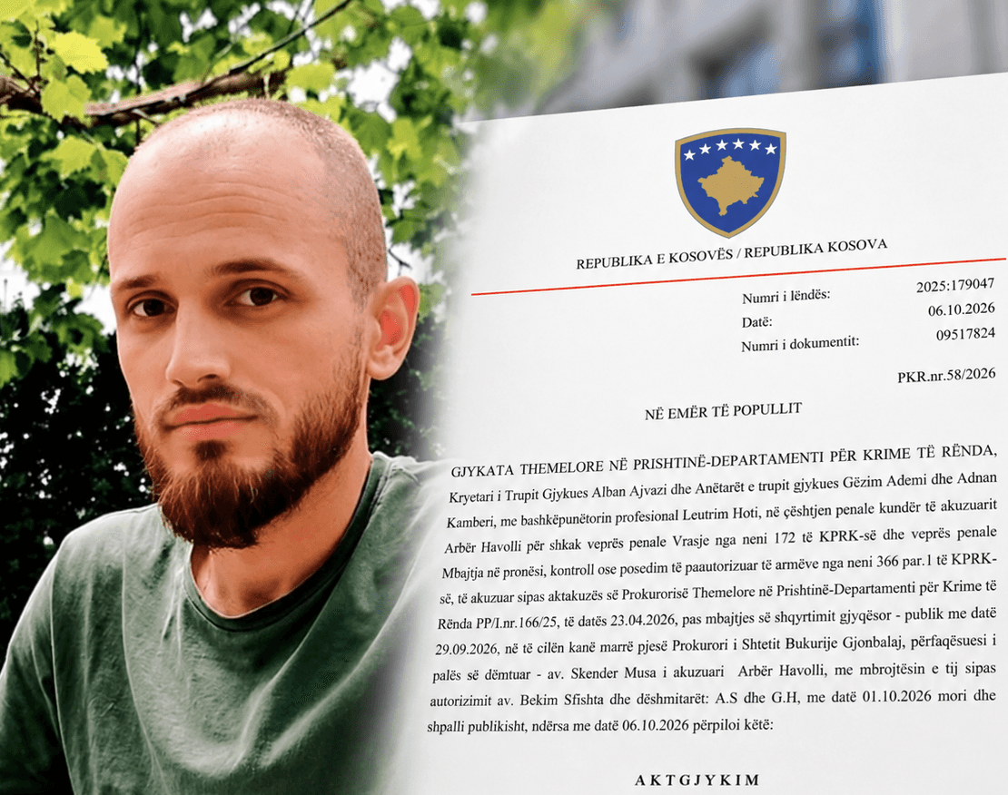 LEX signal brings details from the act on Arber Havolli he killed with nine bullets the young man who was to marry in a week, sentenced to 20 years in prison