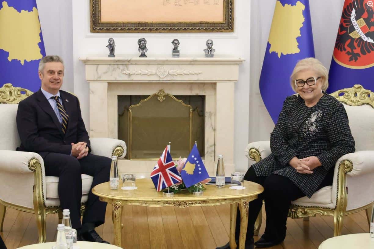 British Ambassador meets President Justina Shiroka-Pula: Will strengthen partnership with Kosovo