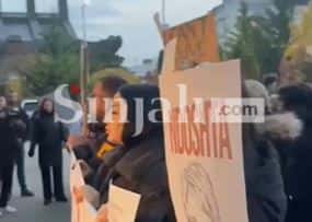 With the banner of the blood taken away, the flame is about to come up, protesters march toward the Ministry of Justice