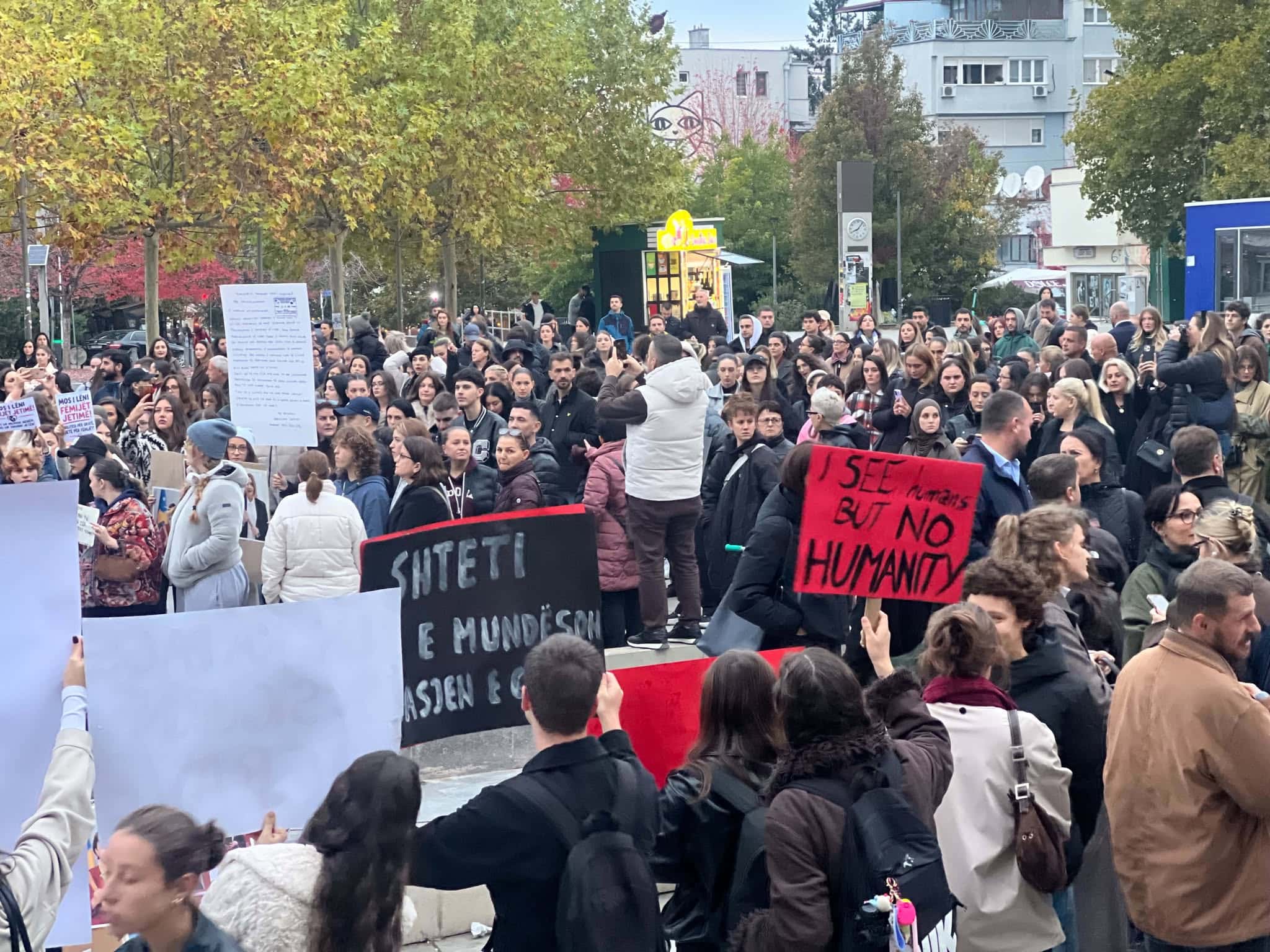 Second day of protest begins after Arlinda Zekaj assassination