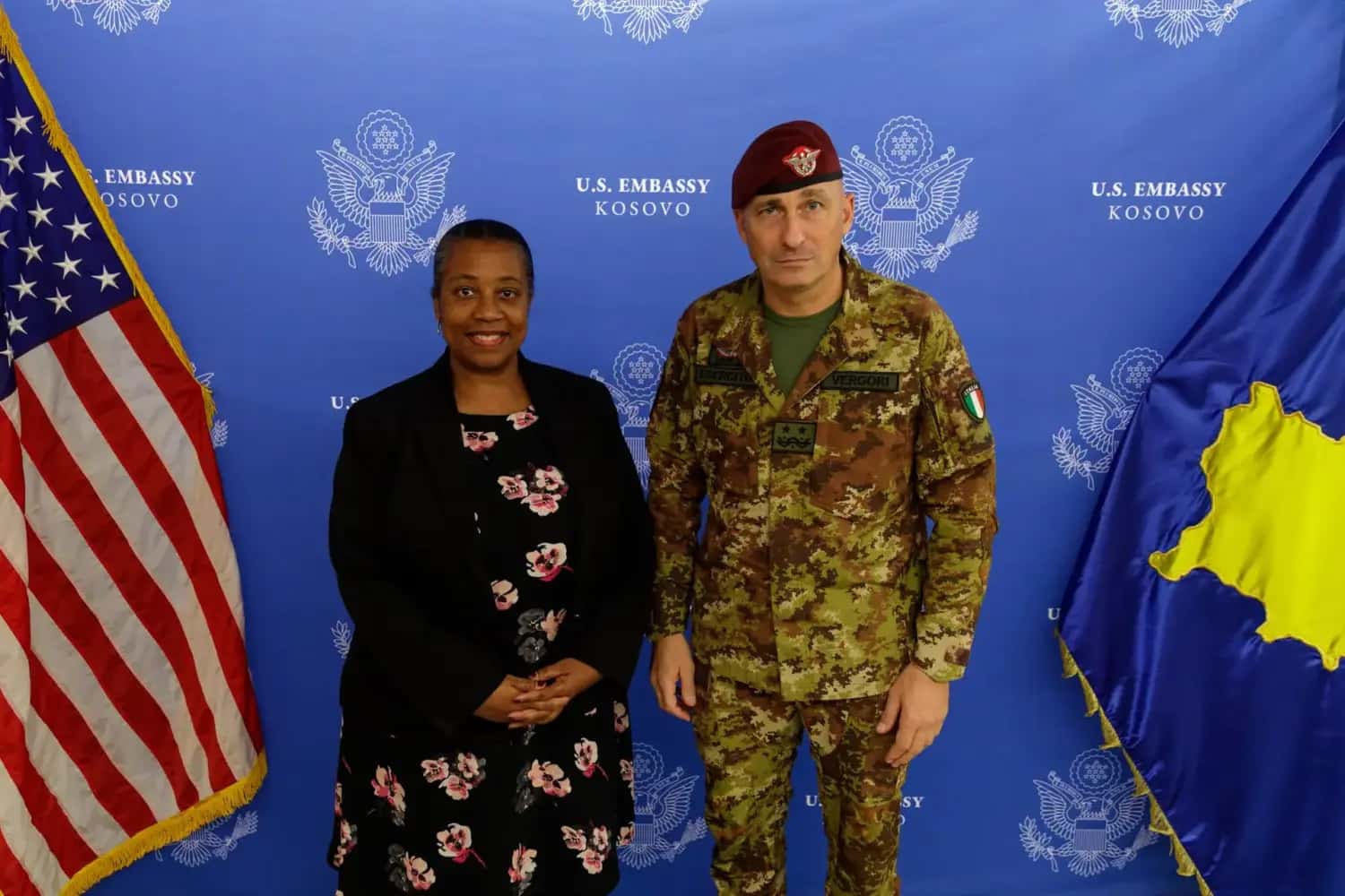 KFOR Commander at American Embassy US reaffirms support for Kosovo
