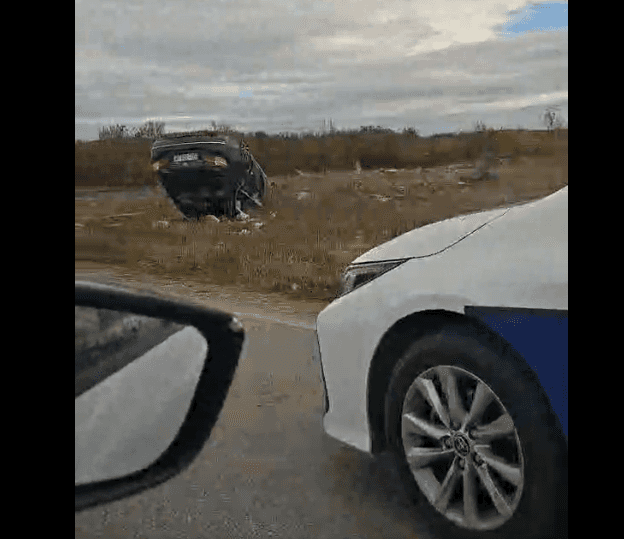 ( V IDEO) Accident in Djurakoc Istog, a car ends up upside down