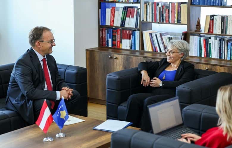 Gervala, Austrian ambassador discuss justice reform