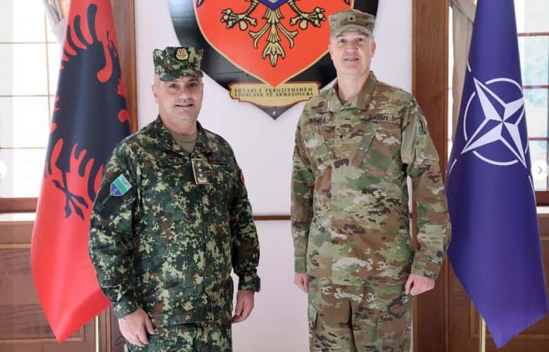 Kigg meets KFOR Chief of Staff, discuss security in Kosovo