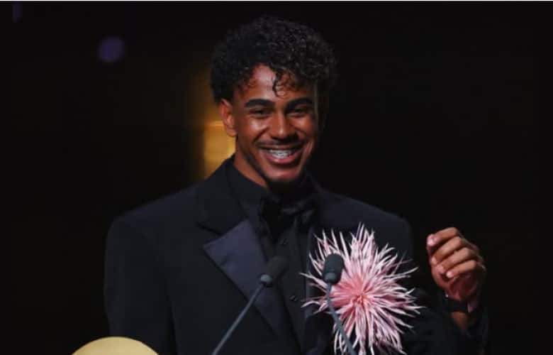 Yamal wins the third year in a row for the best talent award